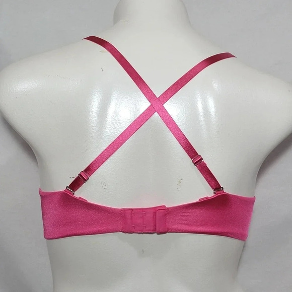 36C Lily Of France Extreme Sensational Cut Sew Bra Pink NWT - Picture 6 of 6
